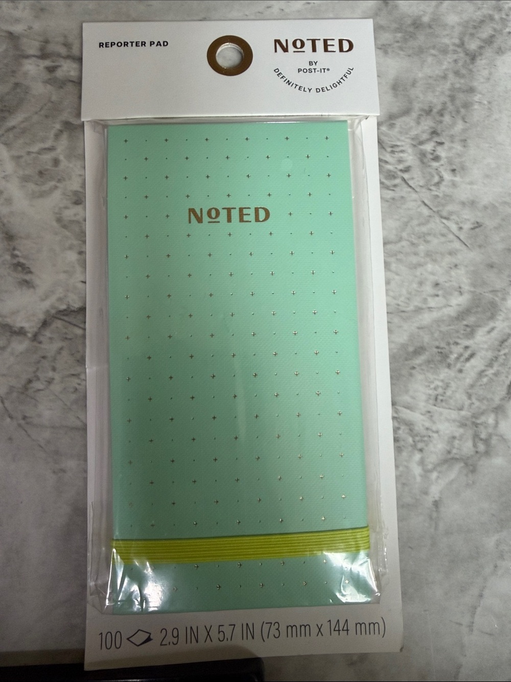 NOTED by Post-it Mint Reporter Pad Notebook